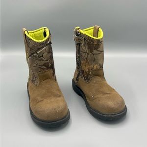Camo Work Boots Toddler Boys 2T